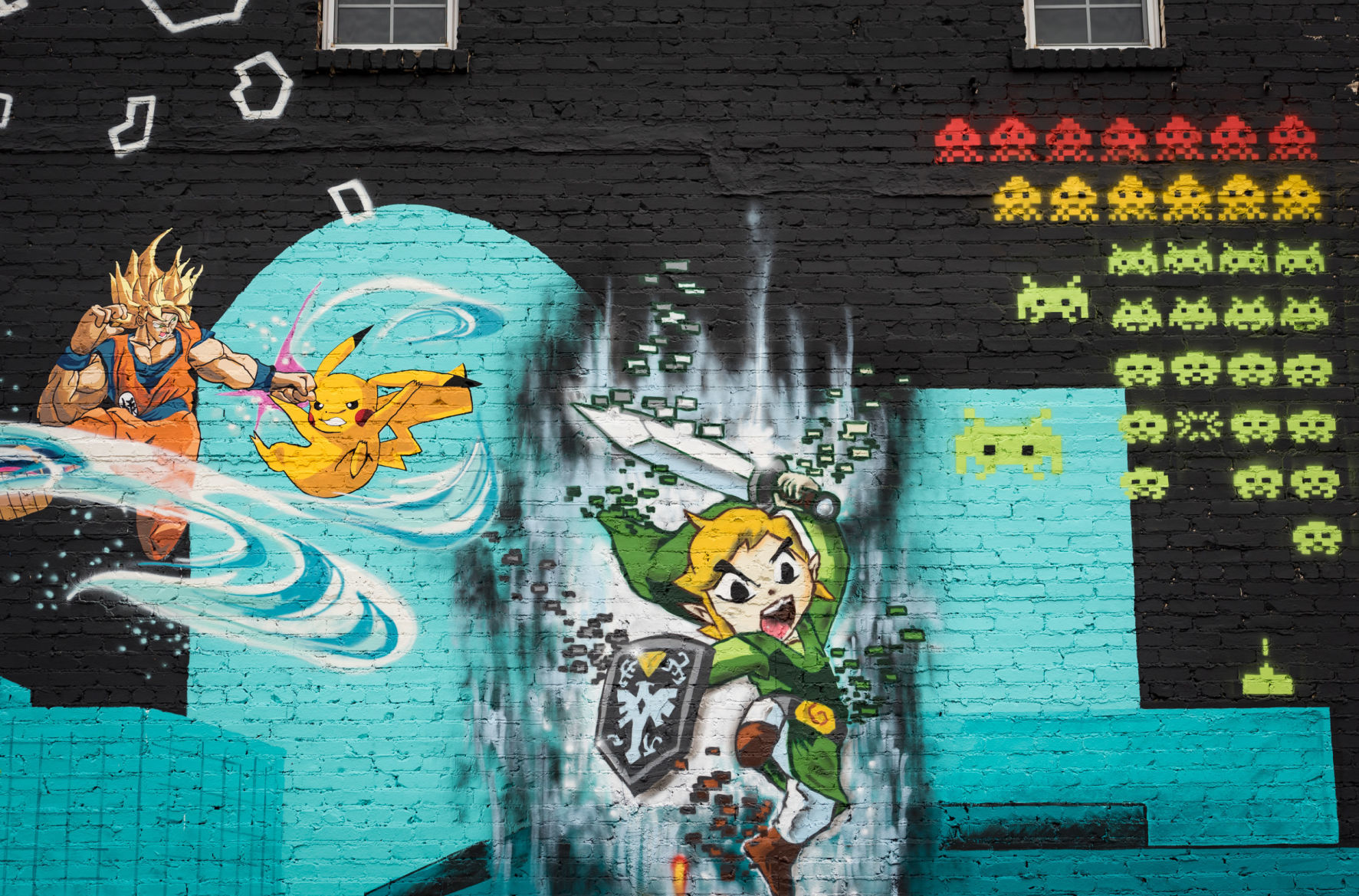 Reboot Arcade Bar Mural